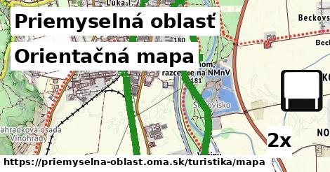 orientačná mapa v Priemyselná oblasť