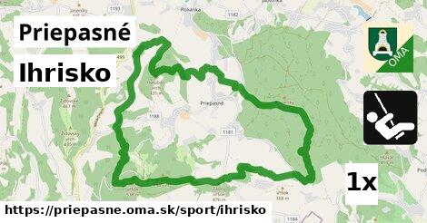 Ihrisko, Priepasné