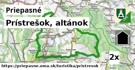 Prístrešok, altánok, Priepasné