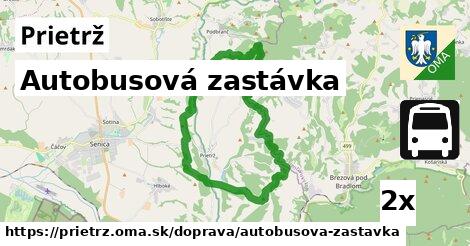 Autobusová zastávka, Prietrž