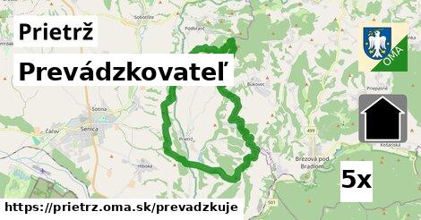 prevádzkovateľ v Prietrž