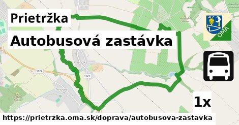 Autobusová zastávka, Prietržka