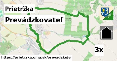 prevádzkovateľ v Prietržka