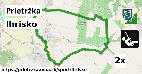 Ihrisko, Prietržka