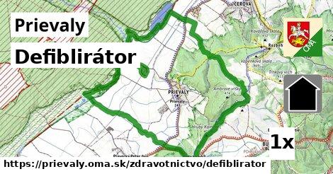 Defiblirátor, Prievaly