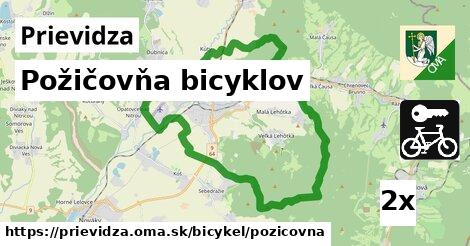 požičovňa bicyklov v Prievidza