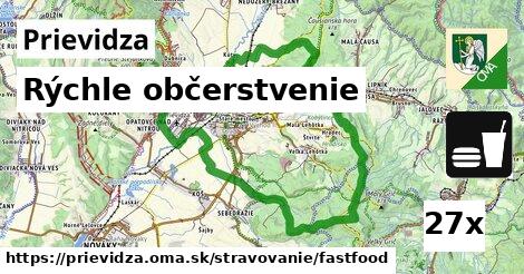 rýchle občerstvenie v Prievidza