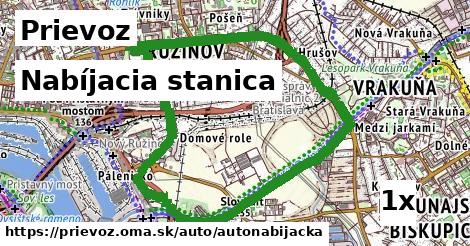 Nabíjacia stanica, Prievoz