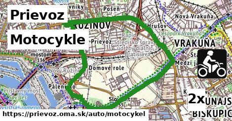 Motocykle, Prievoz