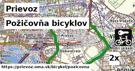 Požičovňa bicyklov, Prievoz