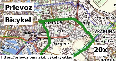 bicykel v Prievoz