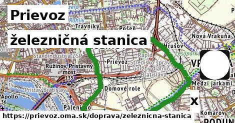 železničná stanica, Prievoz