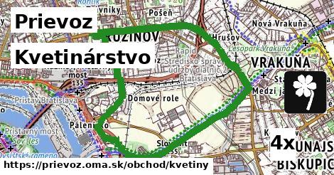 Kvetinárstvo, Prievoz