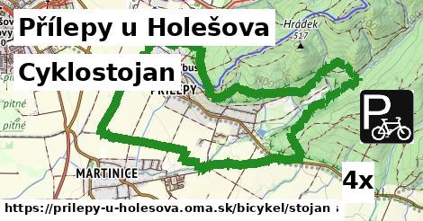 cyklostojan v Přílepy u Holešova