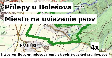 miesto na uviazanie psov v Přílepy u Holešova