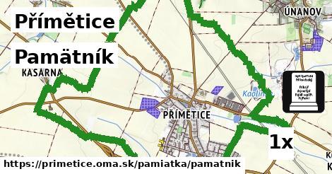 Pamätník, Přímětice