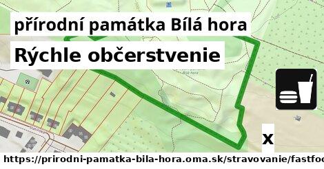 Všetky body v přírodní památka Bílá hora