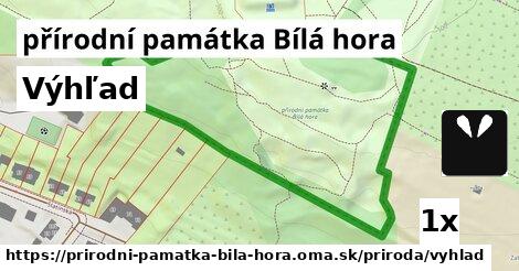Výhľad, přírodní památka Bílá hora