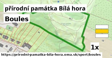 Boules, přírodní památka Bílá hora