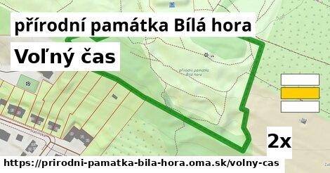 voľný čas v přírodní památka Bílá hora