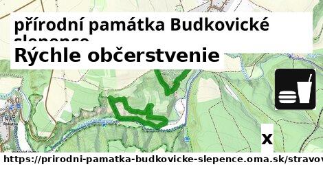 Všetky body v přírodní památka Budkovické slepence