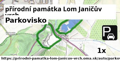 parkovisko v přírodní památka Lom Janičův vrch