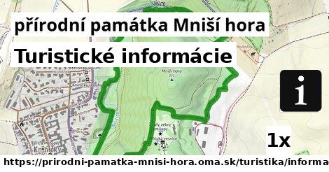 Turistické informácie, přírodní památka Mniší hora