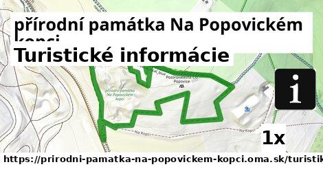 Turistické informácie, přírodní památka Na Popovickém kopci