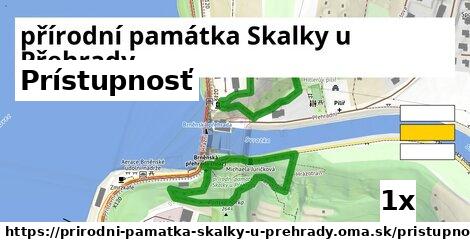 prístupnosť v přírodní památka Skalky u Přehrady