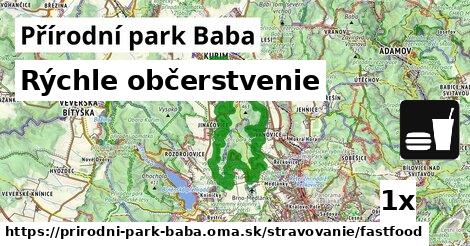 Rýchle občerstvenie, Přírodní park Baba