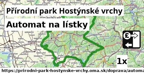 Automat na lístky, Přírodní park Hostýnské vrchy