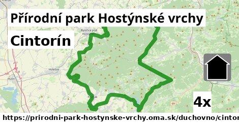 Cintorín, Přírodní park Hostýnské vrchy