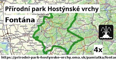 Fontána, Přírodní park Hostýnské vrchy