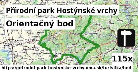 Orientačný bod, Přírodní park Hostýnské vrchy