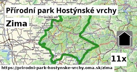 zima v Přírodní park Hostýnské vrchy