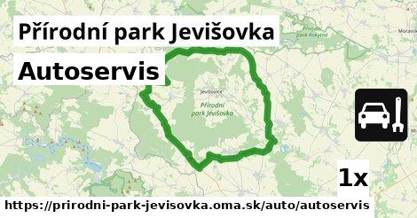 Autoservis, Přírodní park Jevišovka