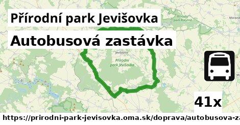 Autobusová zastávka, Přírodní park Jevišovka