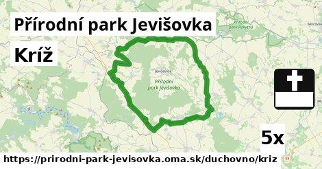 Kríž, Přírodní park Jevišovka