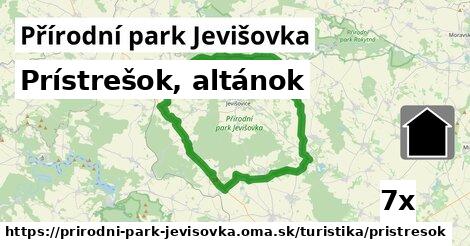 Prístrešok, altánok, Přírodní park Jevišovka
