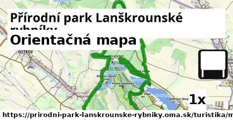 Orientačná mapa, Přírodní park Lanškrounské rybníky