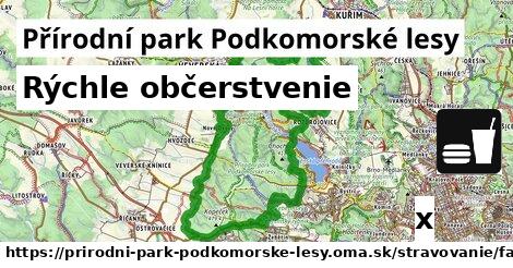 Všetky body v Přírodní park Podkomorské lesy