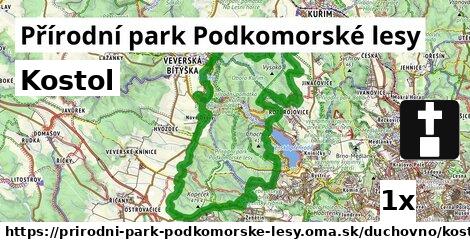 Kostol, Přírodní park Podkomorské lesy