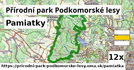 pamiatky v Přírodní park Podkomorské lesy