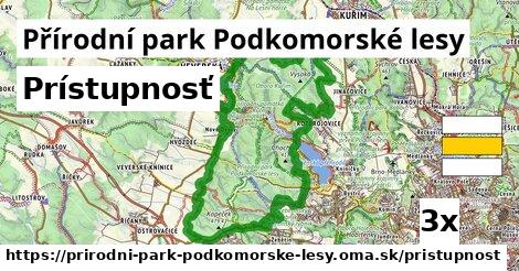 prístupnosť v Přírodní park Podkomorské lesy