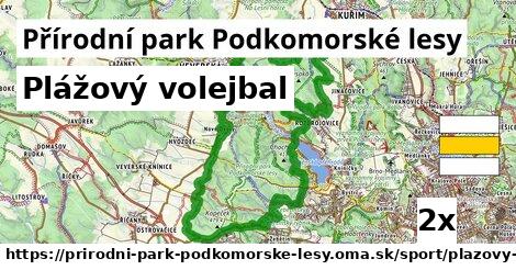 Plážový volejbal, Přírodní park Podkomorské lesy