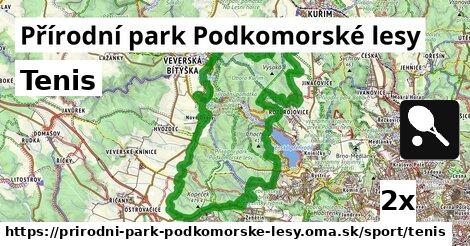 Tenis, Přírodní park Podkomorské lesy