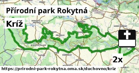 Kríž, Přírodní park Rokytná