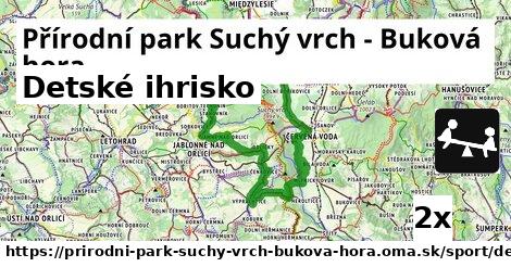 Detské ihrisko, Přírodní park Suchý vrch - Buková hora