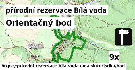 Orientačný bod, přírodní rezervace Bílá voda