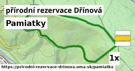 pamiatky v přírodní rezervace Dřínová